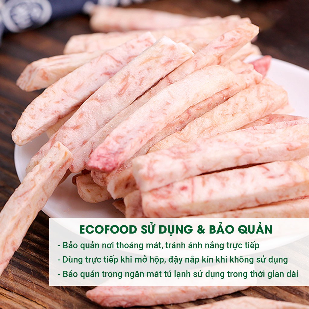 Khoai Môn Sấy 300G Ecofood - Đồ ăn vặt Việt Nam - An toàn vệ sinh thực phẩm