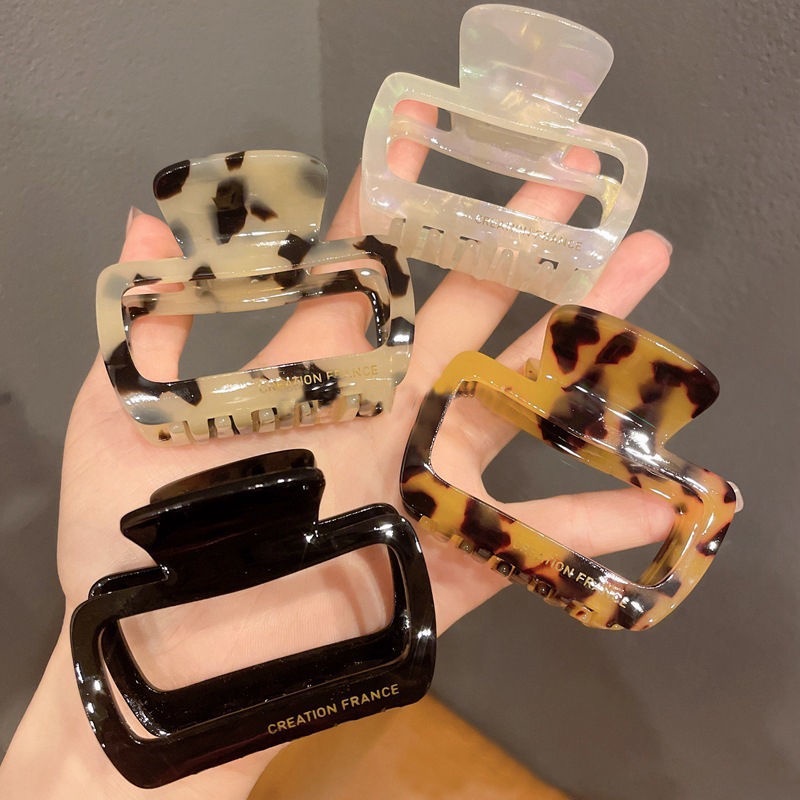 Kẹp Tóc Màu Vàng Đen Thời Trang Dành Cho Nữ