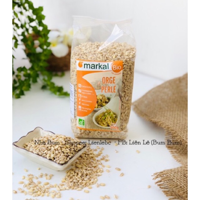 Ý dĩ hữu cơ Markal 500g- gói zip 100g - Đậu hạt