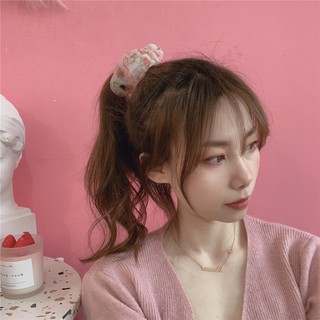 Scrunchies voan dâu tây, buộc tóc