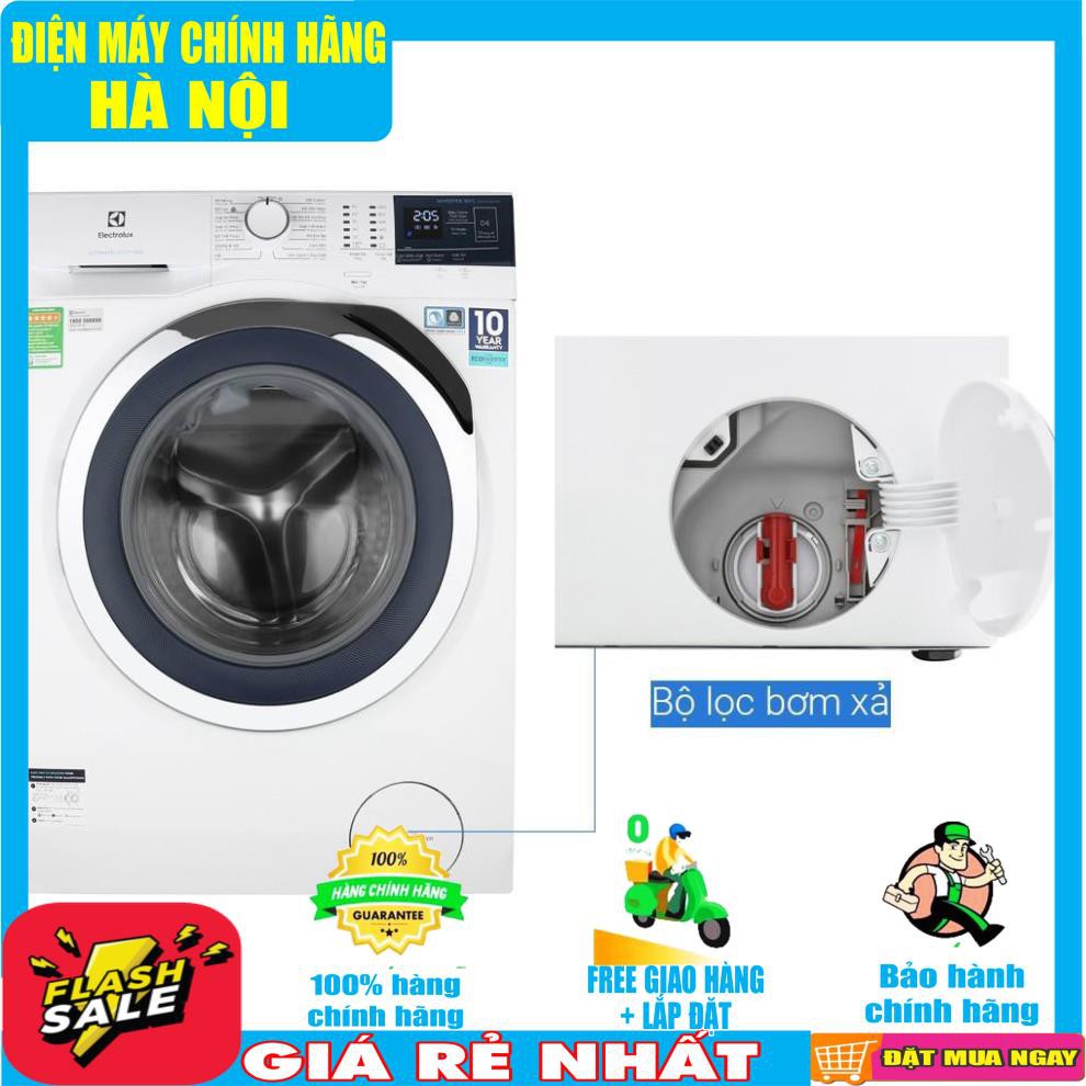 Máy giặt Electrolux 10kg màu trắng EWF1024BDWA