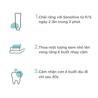 Combo 3 hộp Kem đánh răng P S giảm ê buốt