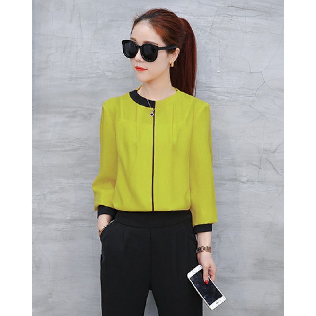 Áo Sơ Mi Cổ Phối Màu Bella | BigBuy360 - bigbuy360.vn