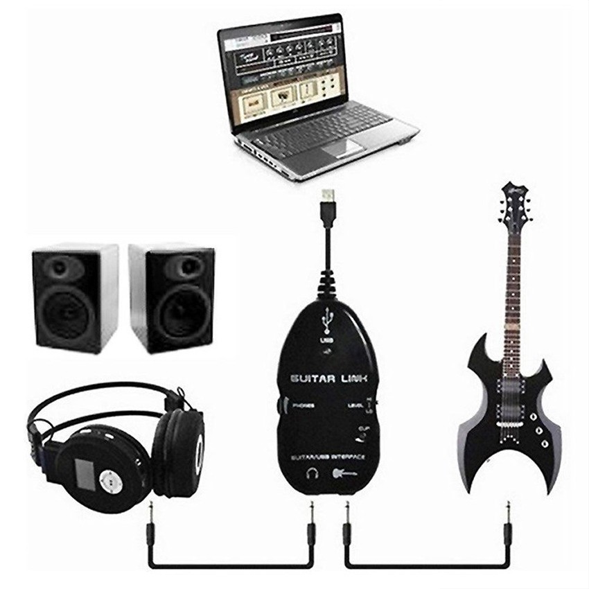 1.2M Cable USB Guitar Link kết nối đàn guitar với máy tính