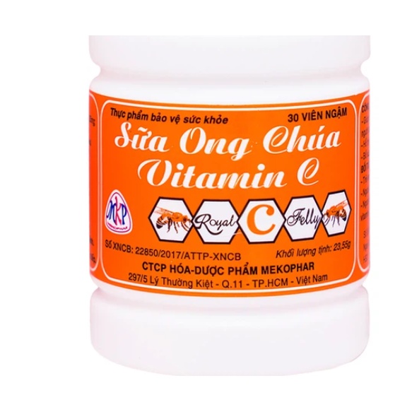 Kẹo ngậm Sữa Ong Chúa Vitamin C tăng sức đề kháng (hũ 30v) - Đông Anh Pharmart