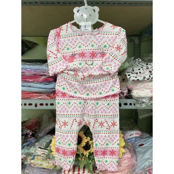 Bộ tay dài thun mát hotga cho bé gái 5-12kg