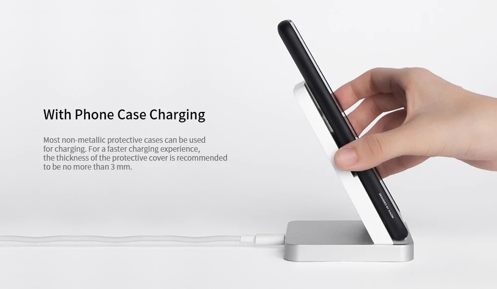 Đế Sạc Nhanh Điện Thoại Không Dây Xiaomi 30w Có Đèn Flash Cho Mi 9 Pro
