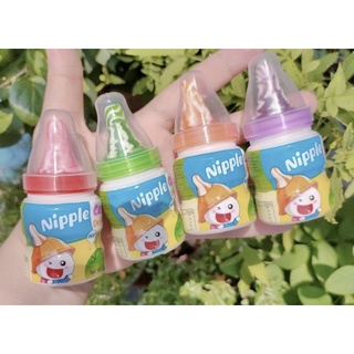 Kẹo mút ngậm bình sữa kèm bột