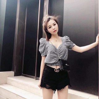 Quần kaki rách kèm ảnh thật