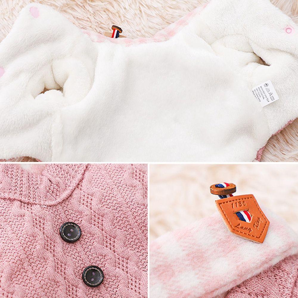 Augustina Áo Khoác Dệt Kim Dày Dặn Phong Cách Anh Quốc Thời Trang Mùa Đông Dễ Mặc Vào Mùa Đông Cho Thú Cưng