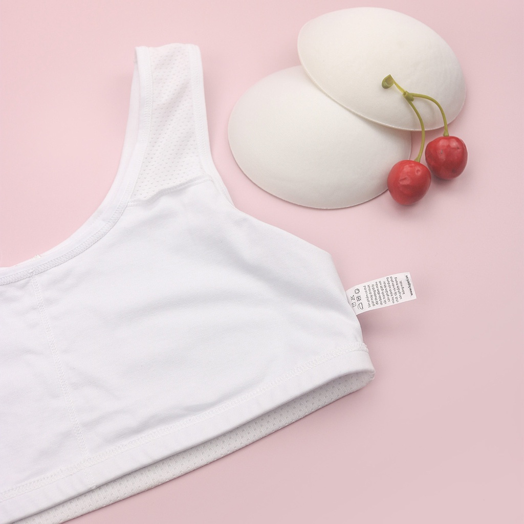 Áo Lót Bé Gái Dáng Bra Cao Cấp LUPERI Chất Cotton Mềm Mịn Co Giãn Kháng Khuẩn LUALG154