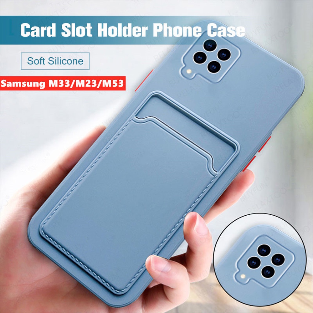 Ốp Điện Thoại Silicon Dẻo Siêu Mỏng Chống Sốc Bảo Vệ Lens Cho Samsung Galaxy M23 M33 M 33 F23 M31S M52 M53 5G