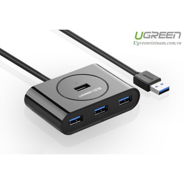 Hub USB 3.0 ra 4 cổng dài 30cm chính hãng Ugreen UG-20290 cao cấp