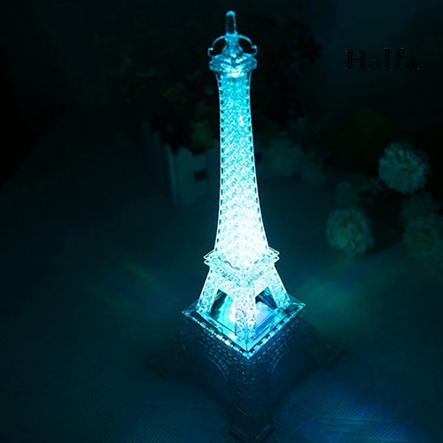 Đèn Ngủ Led Chuyển 7 Màu Hình Tháp Eiffel