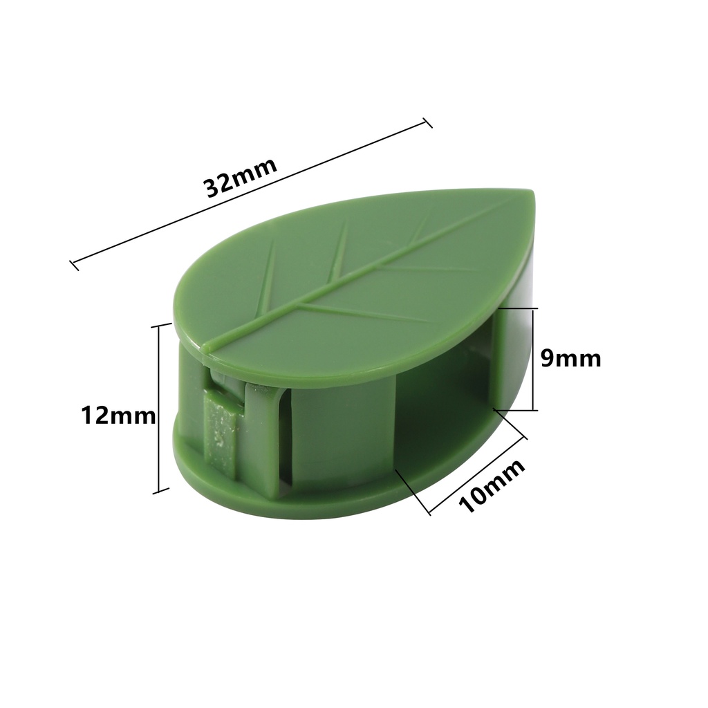 Set 2 Kẹp Cố Định Lá Cây Dây Leo Tự Dính Vô Hình Giá Đỡ