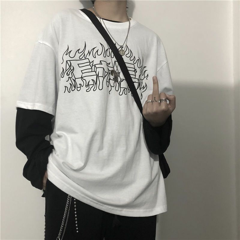 Áo Thun Tay Lỡ Nam Nữ Form Rộng Unisex Ulzzang Cá Tính