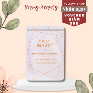 Mặt Nạ Ngủ Dưỡng Trắng Da Nhau Thai Cừu Chính Hãng Daily Beauty Multi Peptide Placenta Mask