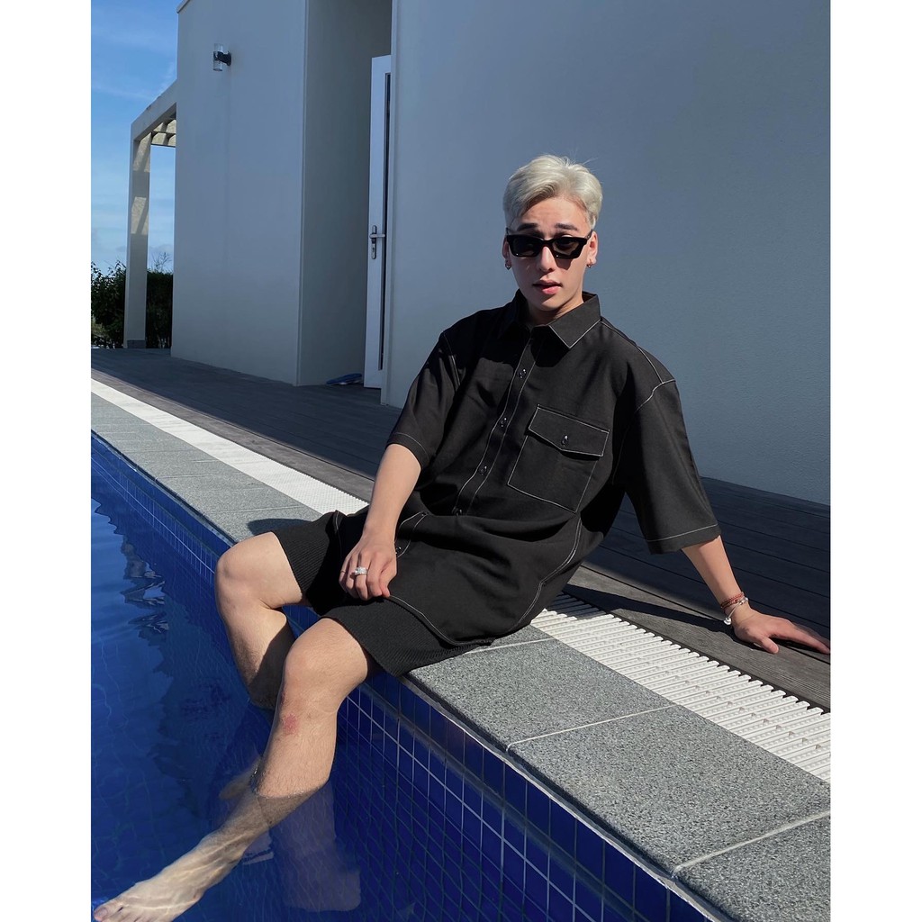 ÁO SƠ MI CHUOT TRANG Pocket Yarn KKL | BigBuy360 - bigbuy360.vn