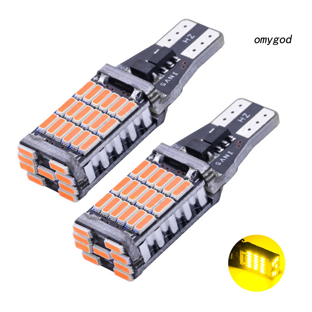 Bộ 2 Đèn LED Tín Hiệu T15 4014 45SMD Cho Xe Hơi