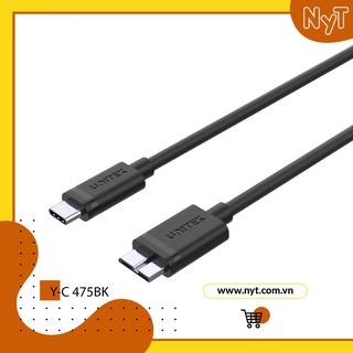 Dây Sạc USB Type-C Sang Micro-B (USB 3.0) UNITEK Y-C475BK Chính Hãng