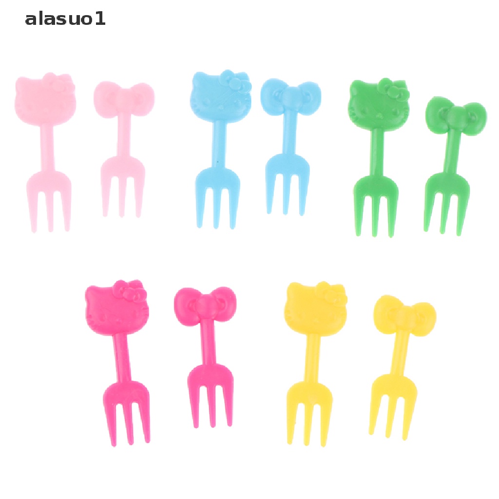 Set 1 / 10 Nĩa Ăn Trái Cây / Tráng Miệng Mini Dành Cho Trẻ Em