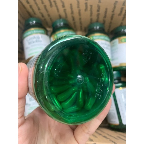 Viên uống hoạt huyết dưỡng não Nature’s Bounty Ginko Biloba 60mg 200 viên Hàng Mỹ