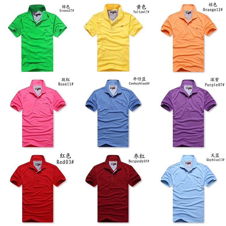 Tommy Hilfiger Áo Thun Polo Ngắn Tay Thời Trang Công Sở Thanh Lịch Cho Nam