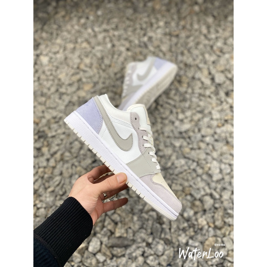 Giày Thể Thao Air Jordan 1 Low Paris Thấp Cổ Màu Xám Xanh Phù Hợp Mọi Dịp Cho Cả Nam Và Nữ Waterloo Shop