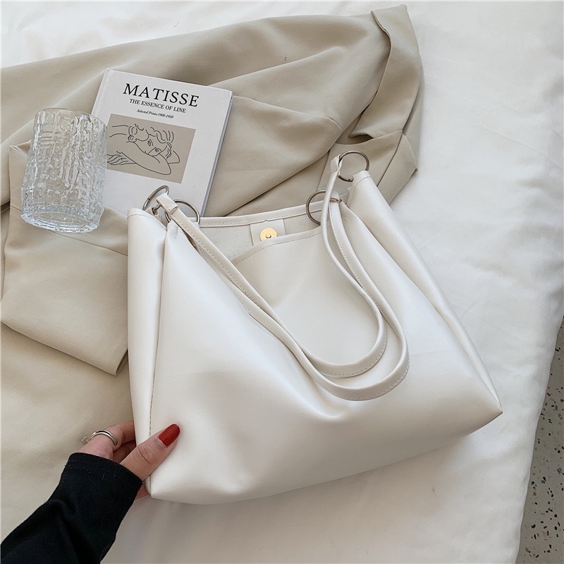 Túi xách nữ dáng tote đeo vai công sở phong cách Hàn Quốc bảng màu xinh xắn  Helen Bag