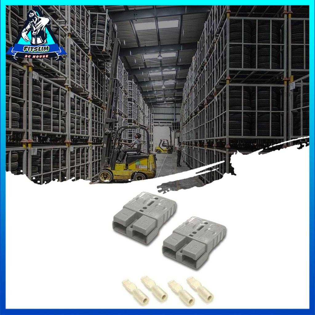 2 phích cắm sạc đầu nối 10X Anderson DC 50 Amp 12-24V 6AWG