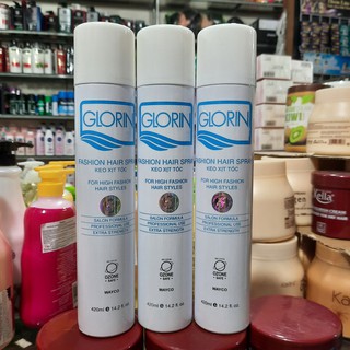 Keo Xịt Tóc Mềm Glorin Fashion Hair Spray 420ml