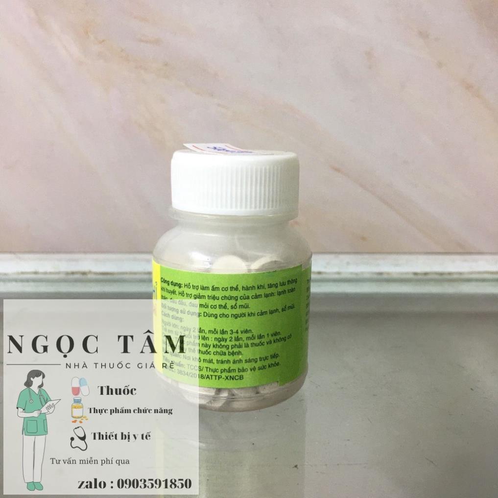 Cảm xuyên hương lọ 100 viên