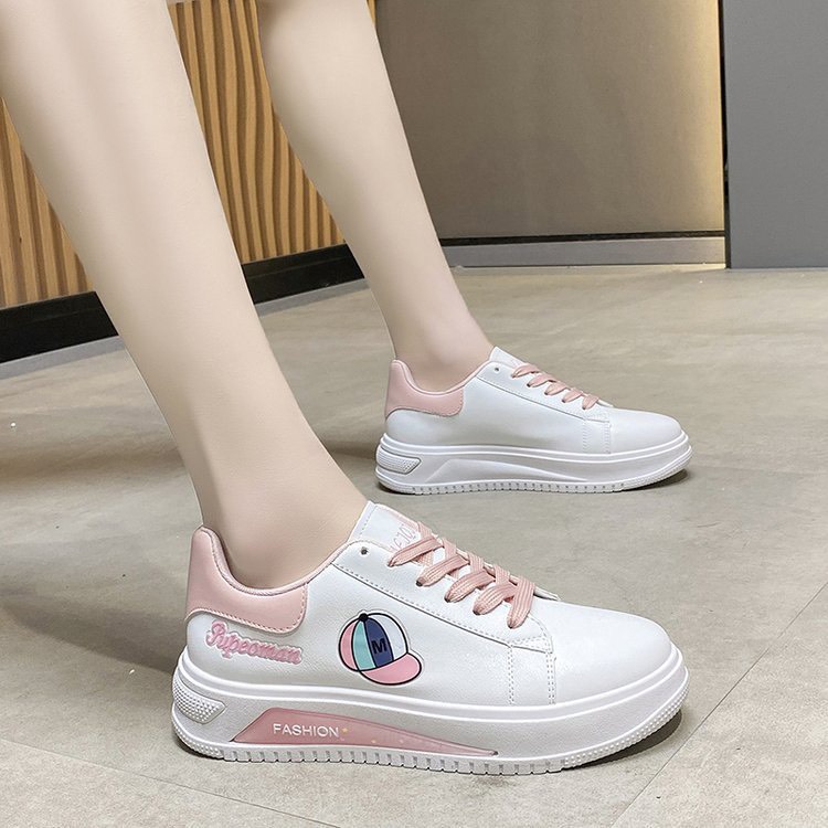 Giày thể thao nữ fashion 4p phối màu icon nón siêu xinh - TT380