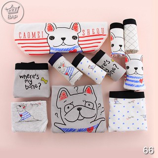 SET 5 QUẦN HOẠ TIẾT CÚN PUG - BAP66
