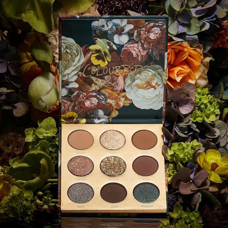 Bảng phấn mắt trang điểm makeup Colourpop grandeur eyeshadow palette bảng mắt tông ấm sexy sang trọng siêu đẹp