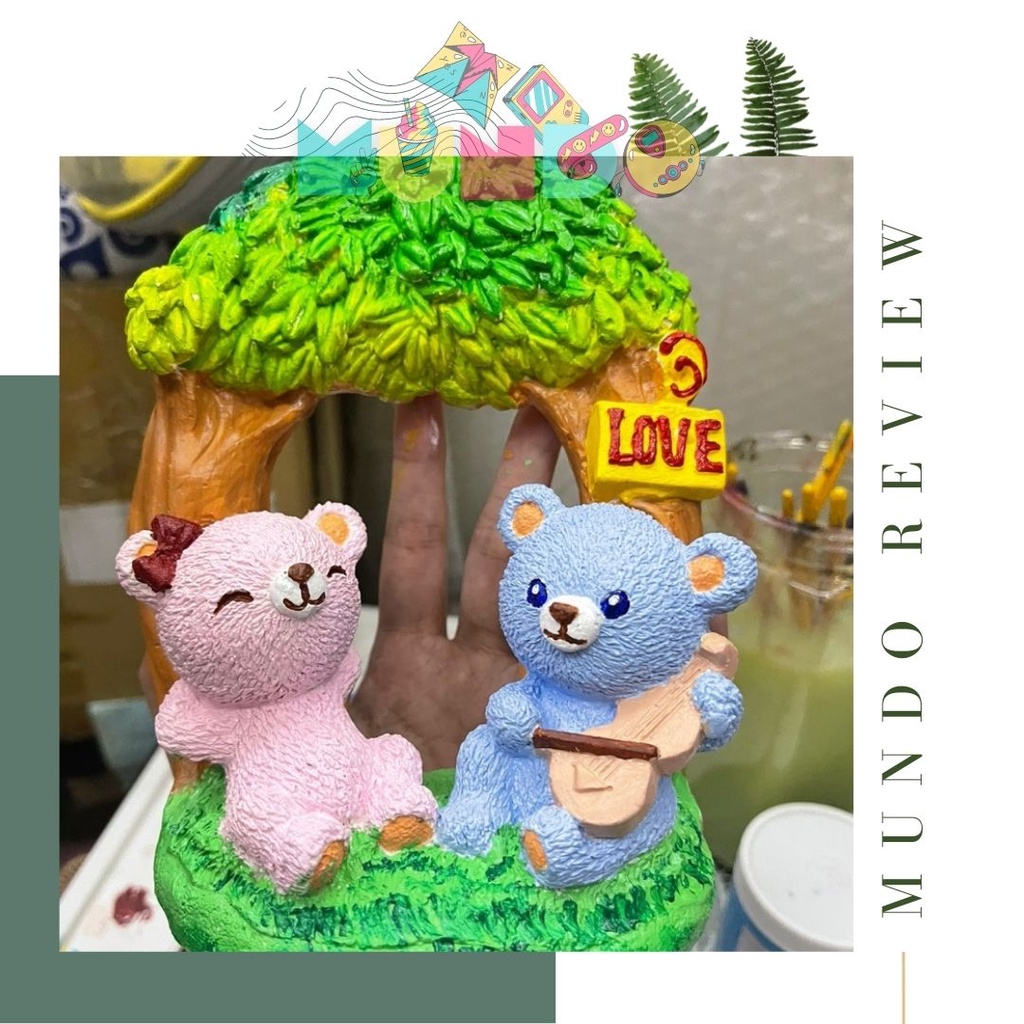 Tượng tô màu cao cấp chọn mẫu SIZE XL LOVE TREE, tượng thạch cao MUNDO