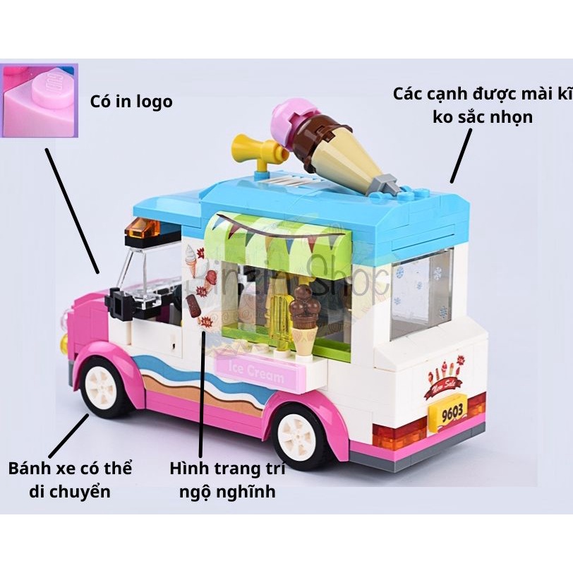 Lego xe kem Ice-cream van 228 chi tiết