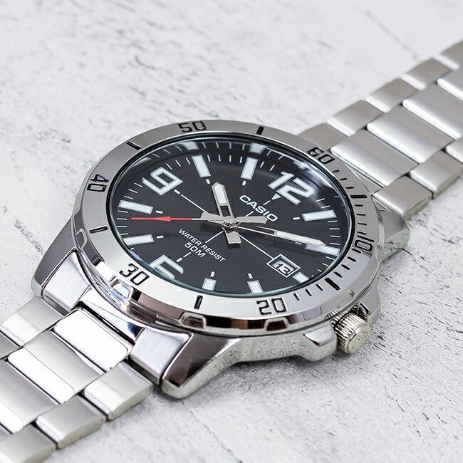 Đồng hồ nam dây kim loại Casio Anh Khuê MTP-VD01D-1BVUDF