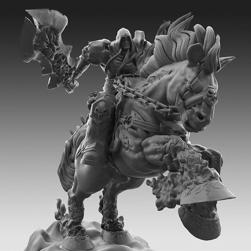 Mô Hình Darksiders War Bằng Chất Liệu Nhựa Resin - Cao 20 cm