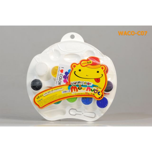 MÀU NƯỚC WACO-C07 12 màu