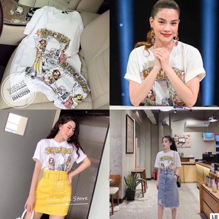 (HÀNG CHUẨN) Áo phông Moschino Hồ Ngọc Hà( kèm ảnh thật)