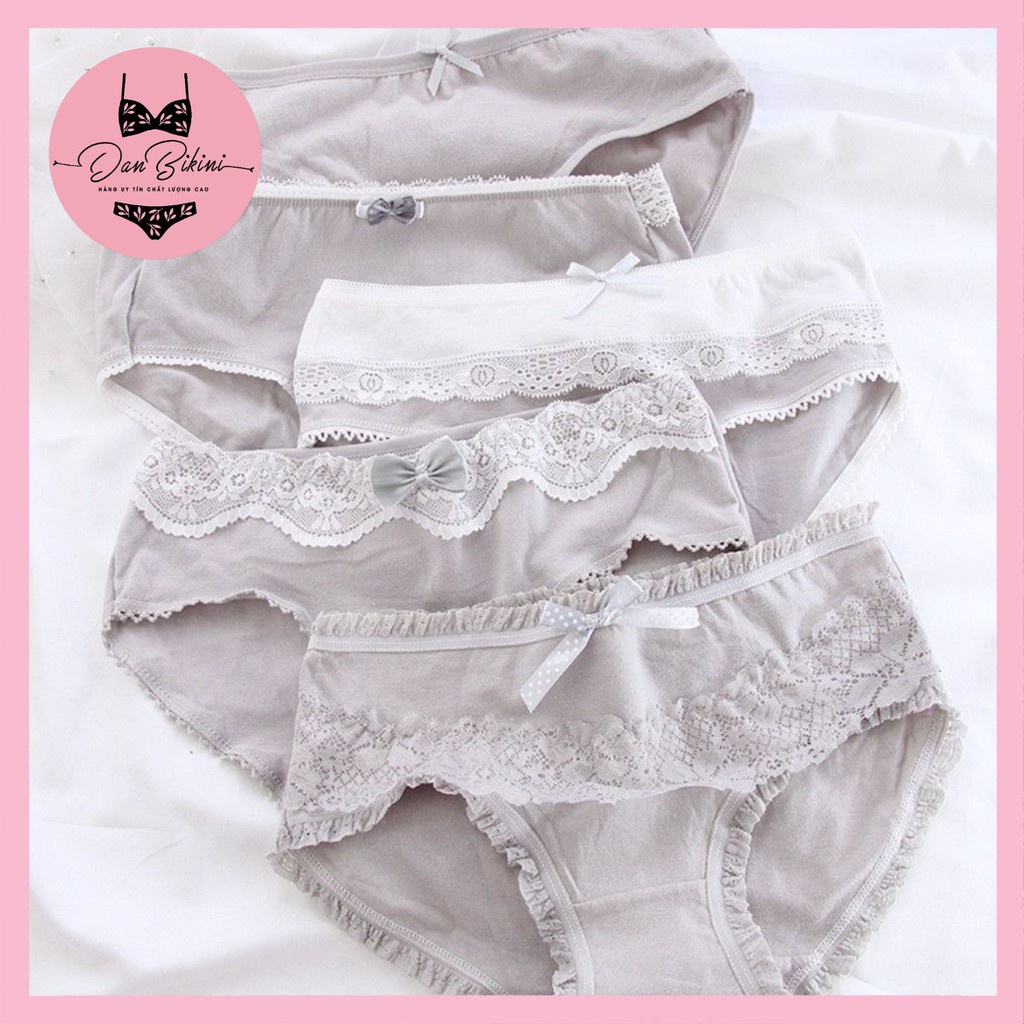 Quần Lót Nữ Cotton tông xám nữ tính gợi cảm tôn dáng kháng khuẩn mã XAM5