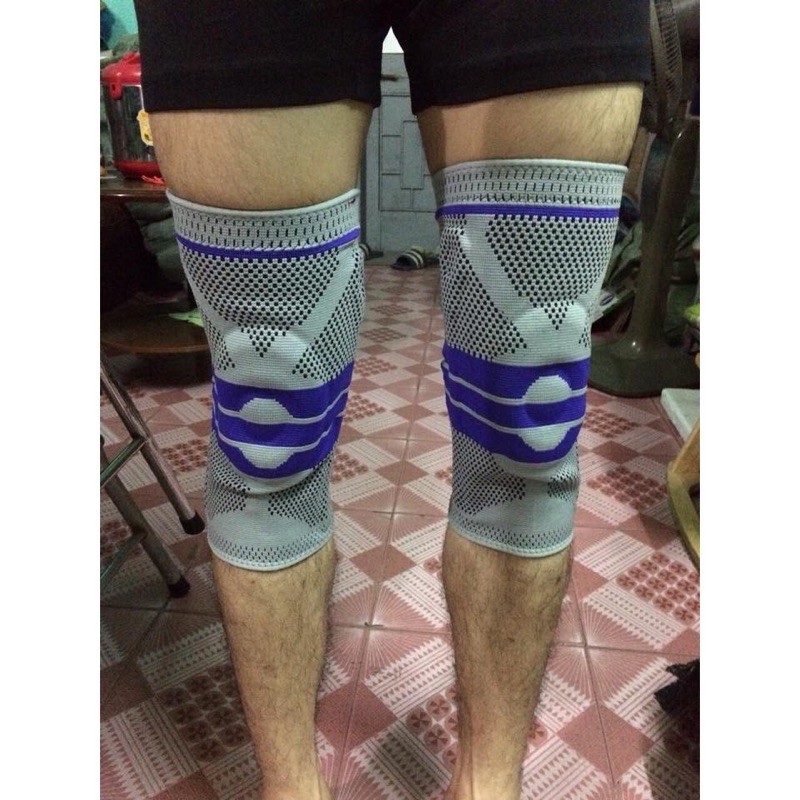 Đai Băng Gối Knee Support,đai Bó Gối Thể Thao Silicon Cao Cấp,có 2 Lò Xo Trợ Lực Hỗ Trợ Chơi Thể Thao