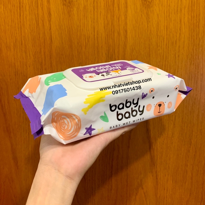 Khăn giấy ướt Baby Wet Wipes Korea (110 tờ)