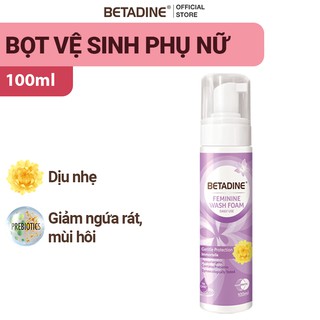 Bọt vệ sinh phụ nữ Betadine Gentle Protection - chai 100ml