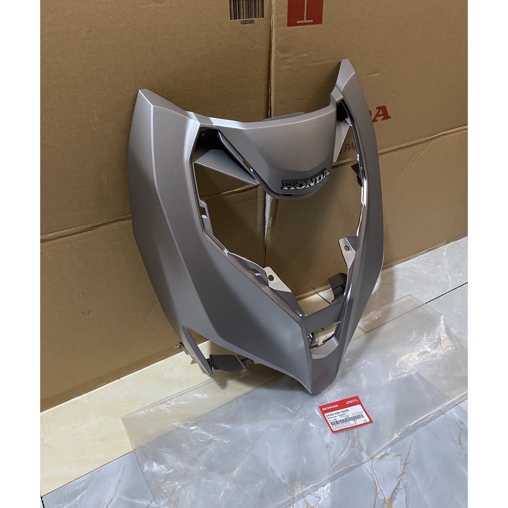 Bộ ốp trước - mặt nạ HONDA AIR BLADE 125 năm 2015-2016 màu Xám bạc.