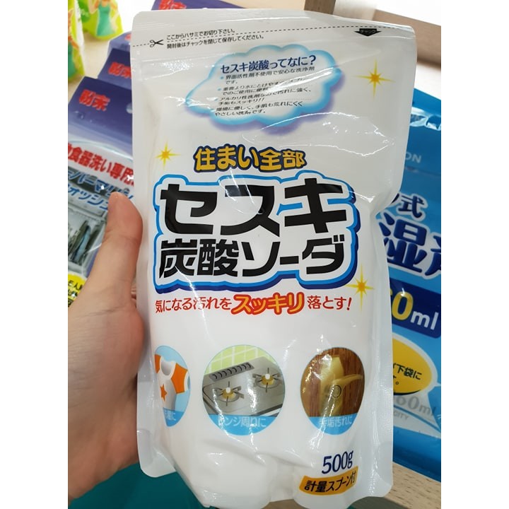 Bột baking soda Sesuki 500g (tẩy trắng) Rocket