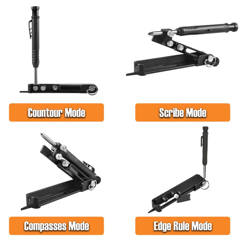 Cổng Bút Chì Đo Chính Xác Bền Bỉ Đa Năng Có Thể Điều Chỉnh Dùng Trong Xây Dựng / Làm Mộc