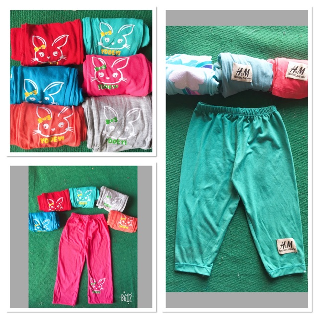Sét 5 quần legging cho bé gai 7-14kg