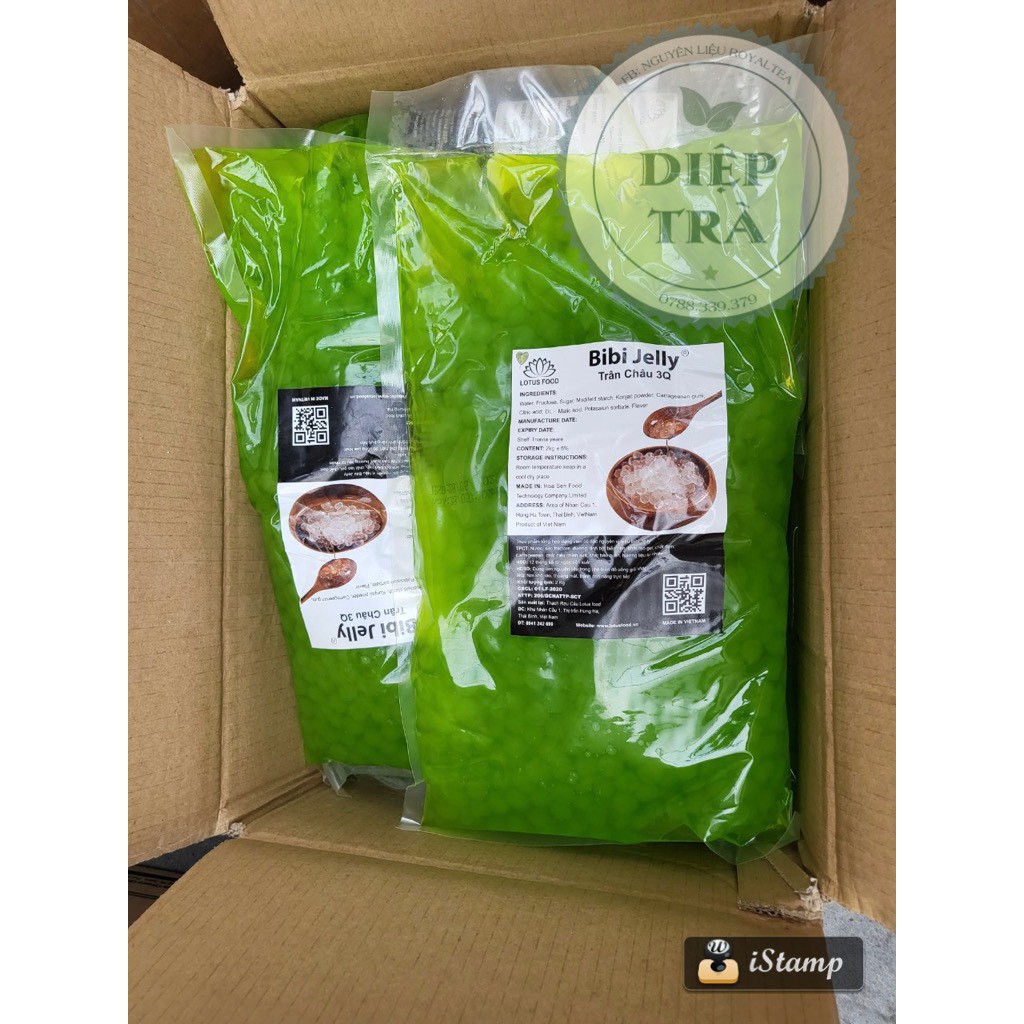 Thạch Trân Châu 3Q BiBi Jelly Việt Nam 2kg